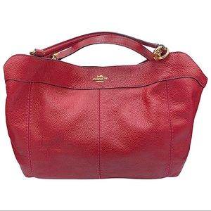 Coach Lexy Medium Crossbody Leather Bag Red F28992